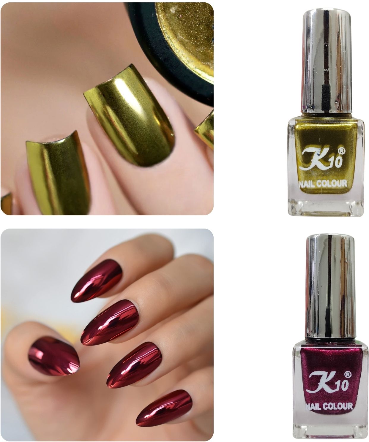 Trendy Color Nail Paint Lemon,Maroon