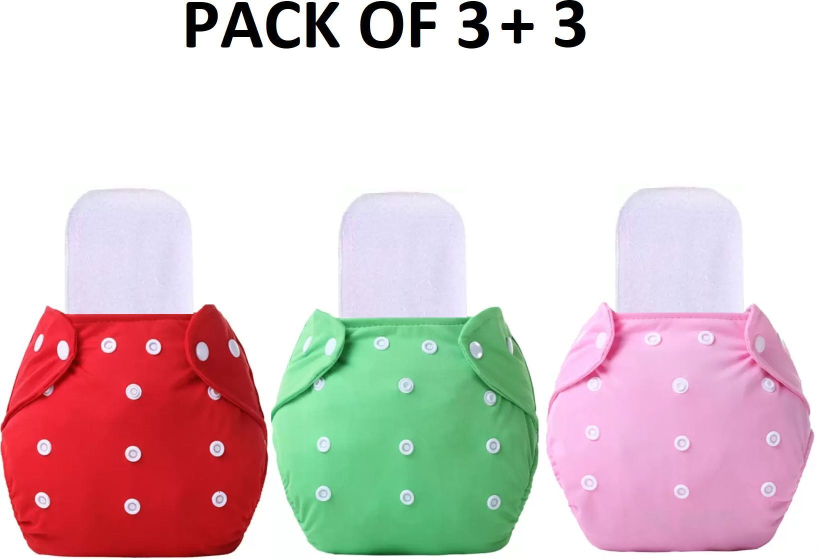 shukan 3 Washable Cloth Diaper With 3 Insert-picture-12
