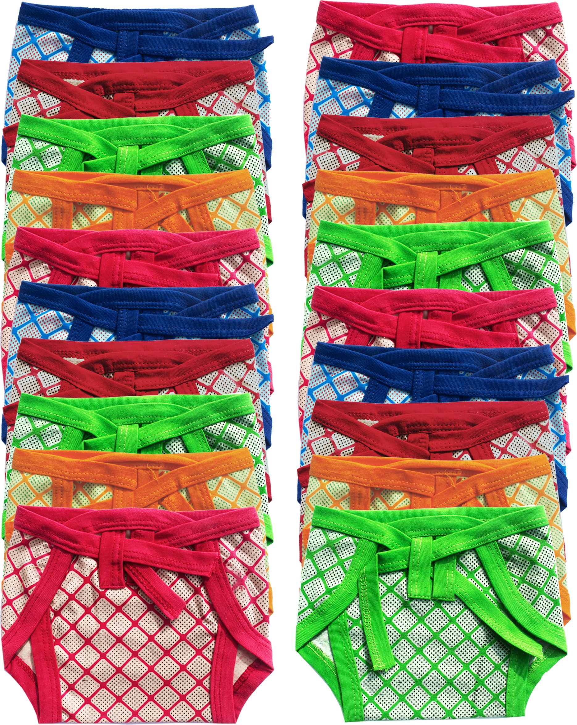 don care Baby Cotton Premium Quality Nappies Washable Reusable Diaper(Multi 0-6 Months)-picture-45
