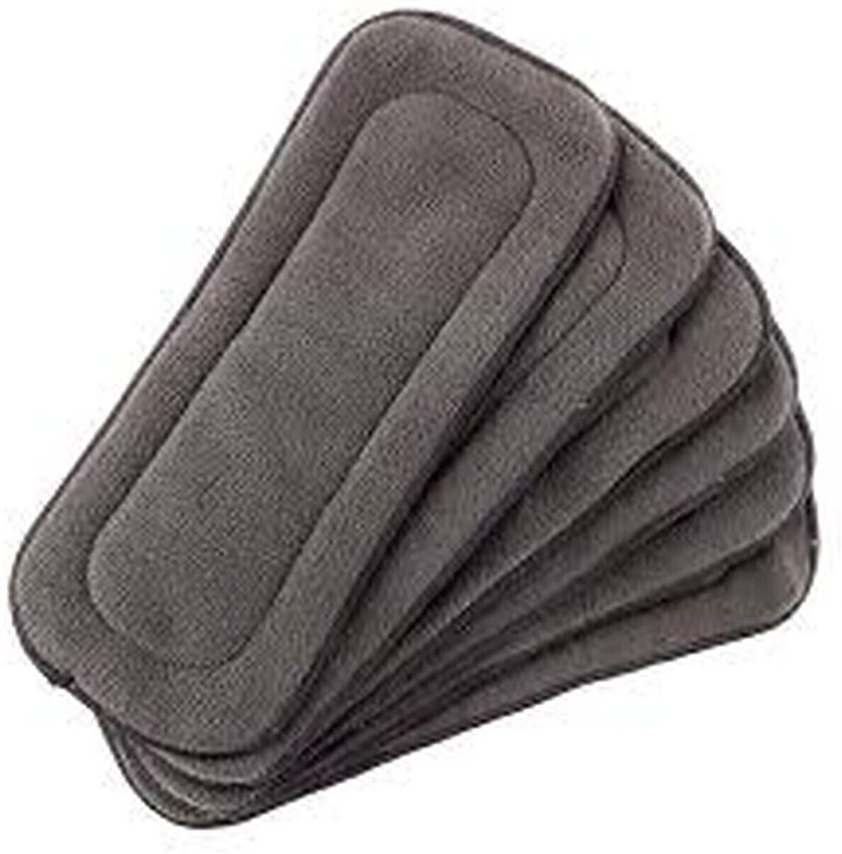 5 Layer Cotton Microfiber Insert Liner Reusable Washable Cotton Diaper Nappy Inserts for Baby Cloth Diapers, 5 Layer Inserts Liners Natures Cloth Diaper Liner - S - M (5 Pieces)