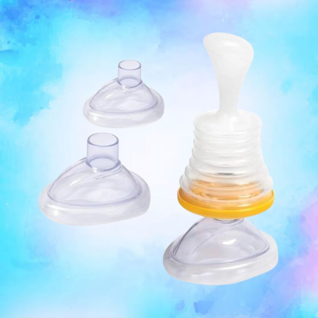 Premium Soft Touch Baby Feeding Nipple Set for Newborn Babies Manual Nasal Aspirator-image-5