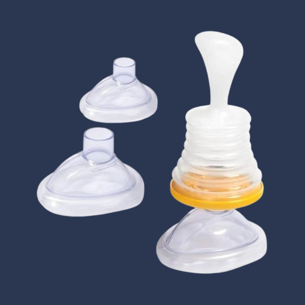 Anti Colic Infant Bottle Nipple Set for Smooth Feeding Comfort Manual Nasal Aspirator-image-3