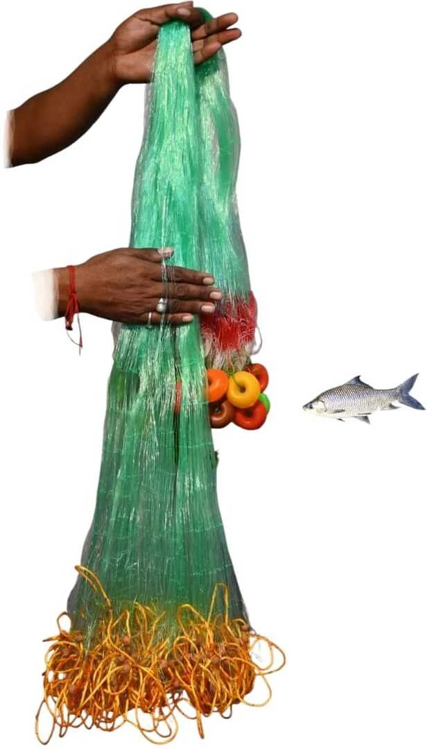 5 finger 100mm fishing net with PVC floaters ball Fishing Net