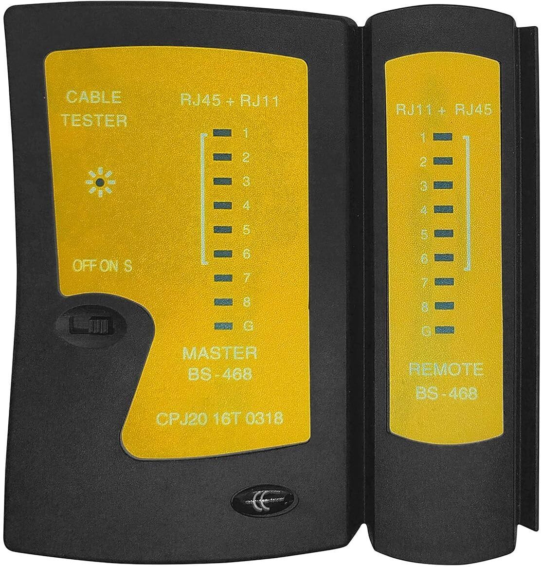 amiciTools Wire Tester RJ45 RJ11 LAN Network Cable Tester Network Interface Card