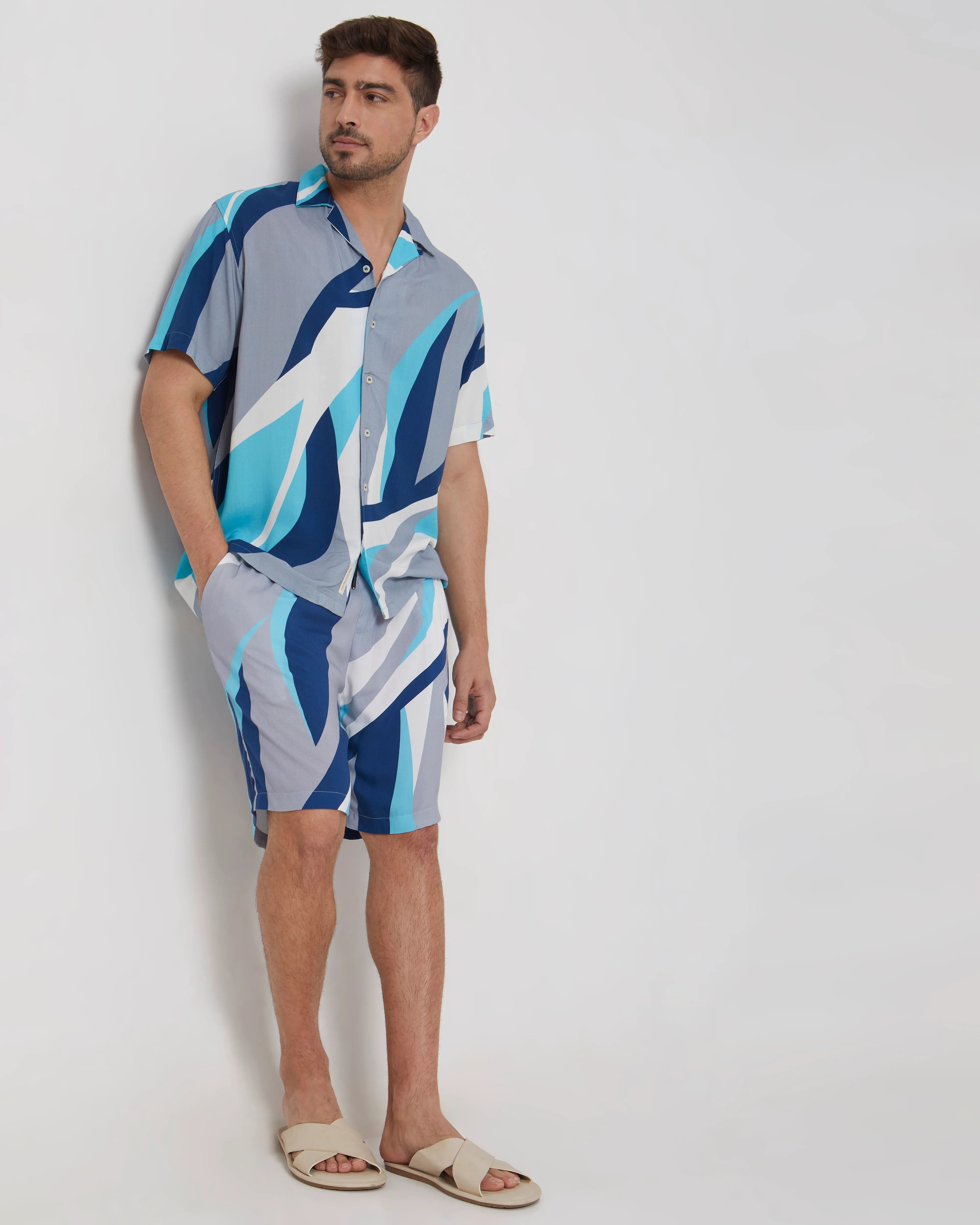 mumin Men Shirt & Pyjama set Multicolor Printed-picture-23
