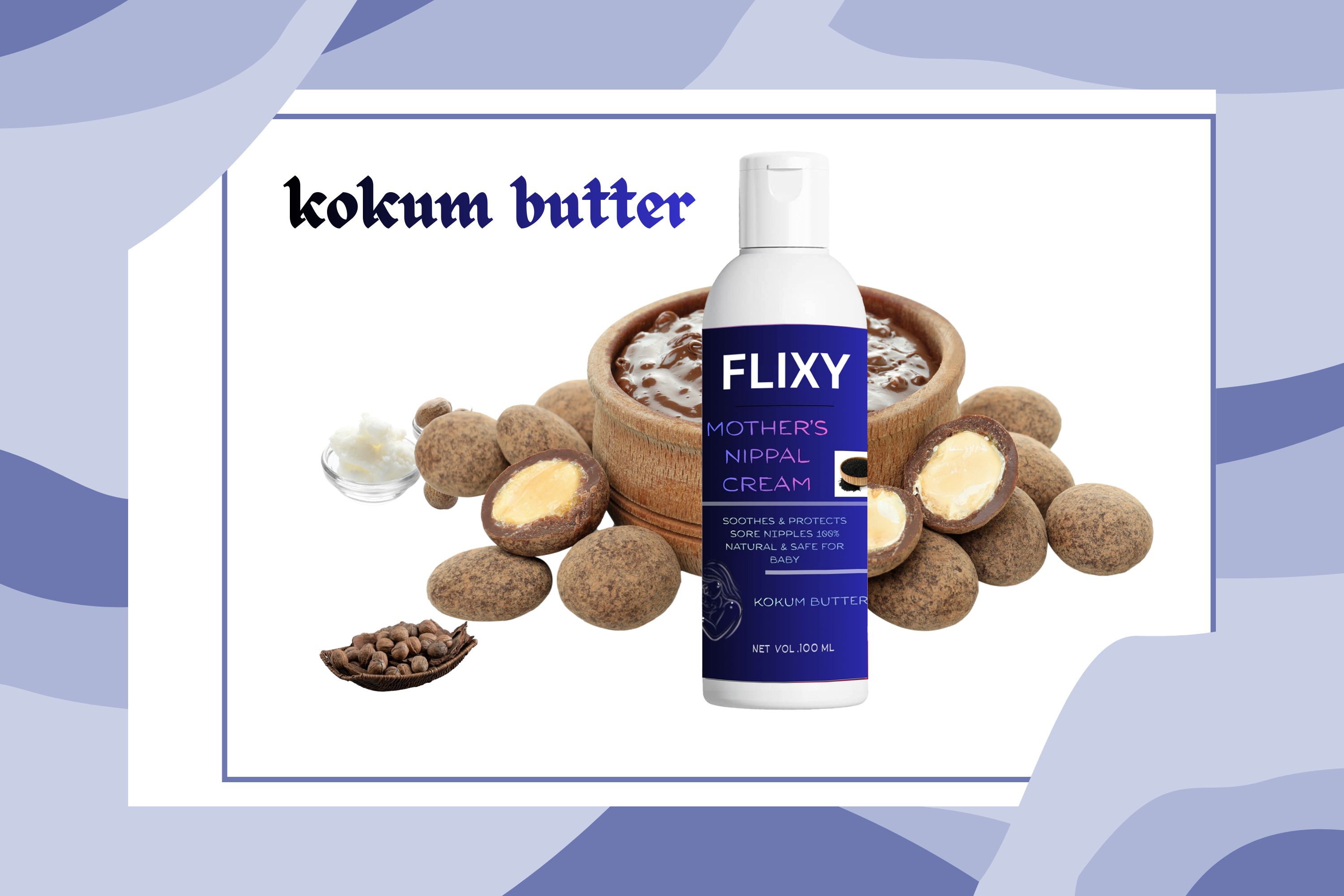 kokum+rose ayurvedic nippal cream| mother smoothning nippal Organic Nipple Cream