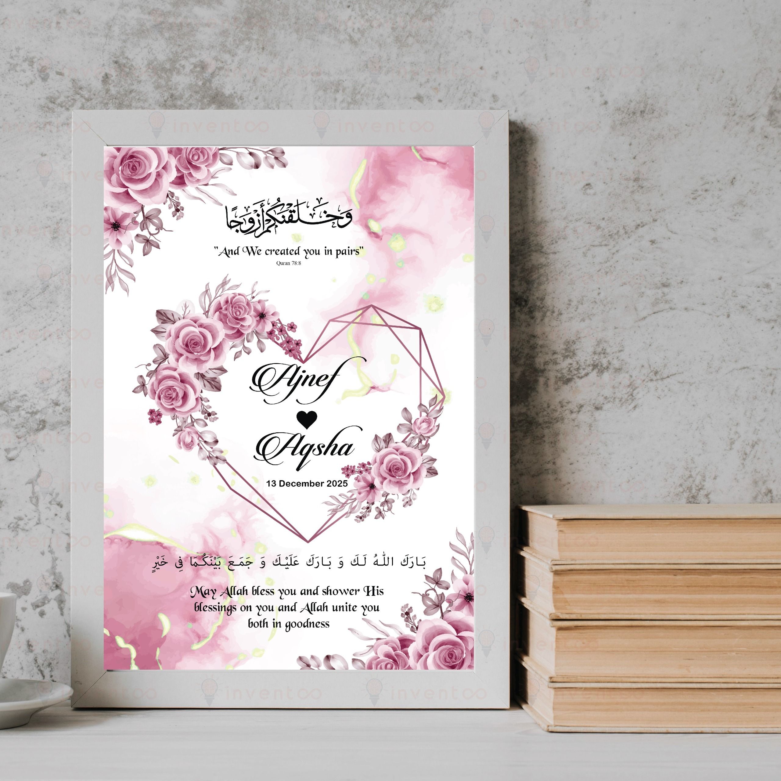 Acrylic Personalized Photo Frame - Birthday Gift, Premium Wall Frame 12 inch Customize Photo Frame-image-43