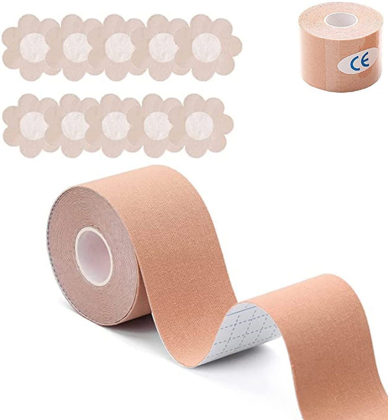 Breast Shaper & Lifter Boob Tape with 10 Nipple Pasties for Women R377 Nursing Breast Pad-image-3