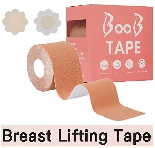 glocal web Breast Shaper & Lifter Boob Tape with 10 Nipple Pasties for Women R133 Nursing Breast Pad-picture-12