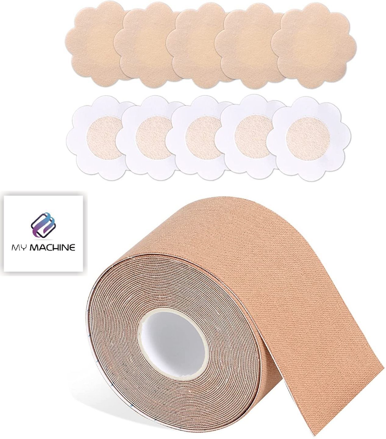 Breast Shaper & Lifter Boob Tape with 10 Nipple Pasties for Women R185 Nursing Breast Pad-image-13
