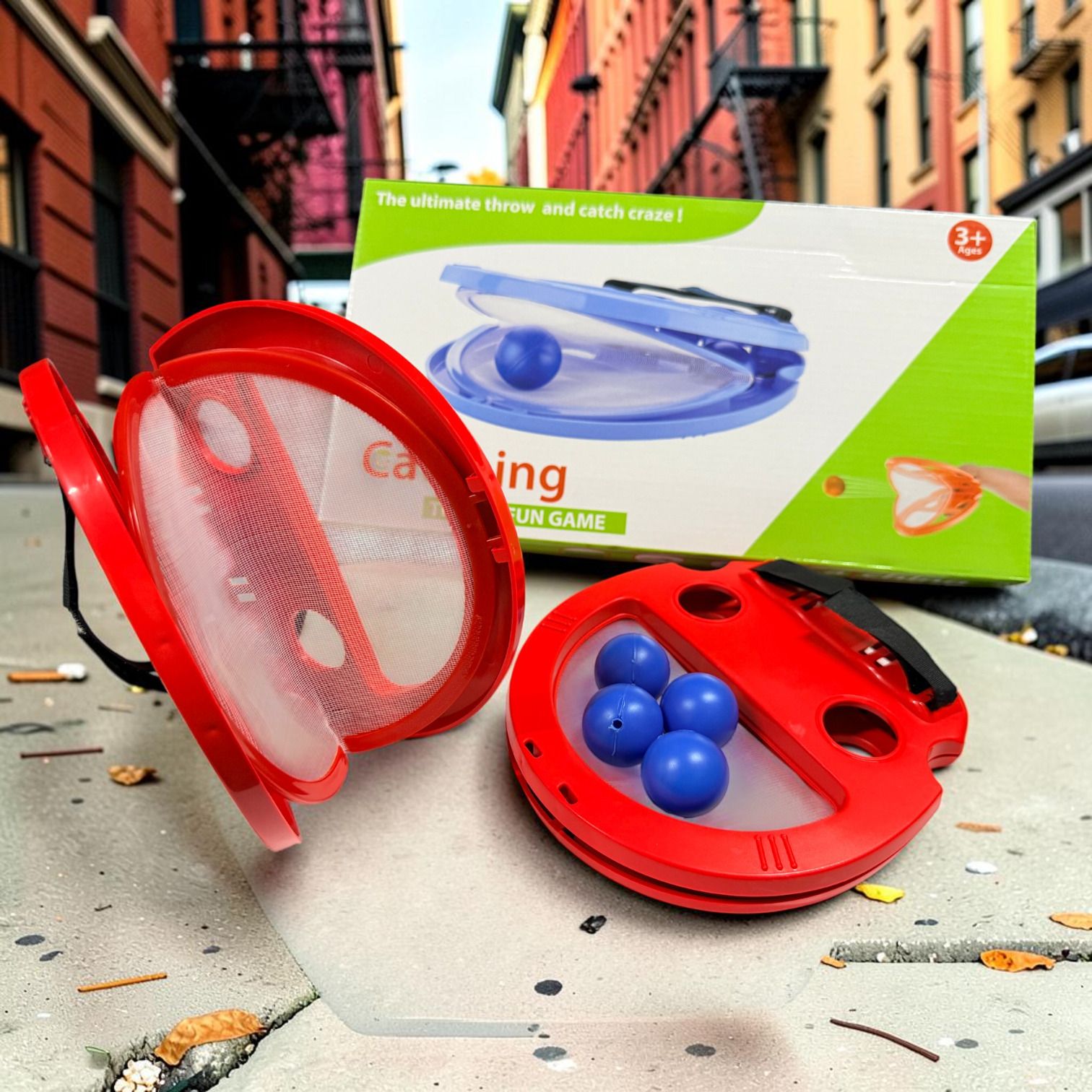 dorytoys Catch Ball Paddle Set for Motor Skill Development-picture-44