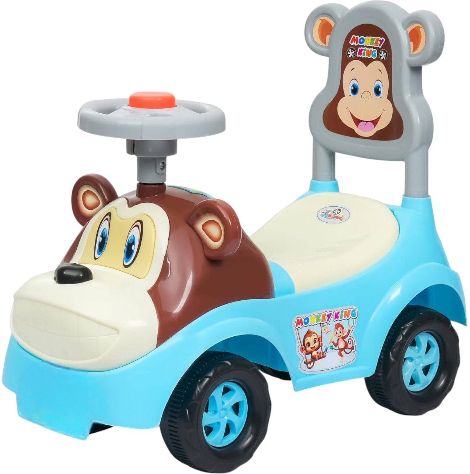 BEST KIDS SCOOTER FOR 1 TO 2 YEAR KIDS ONLY, LIGHT & MUSIC WITH BACK REST-image-0