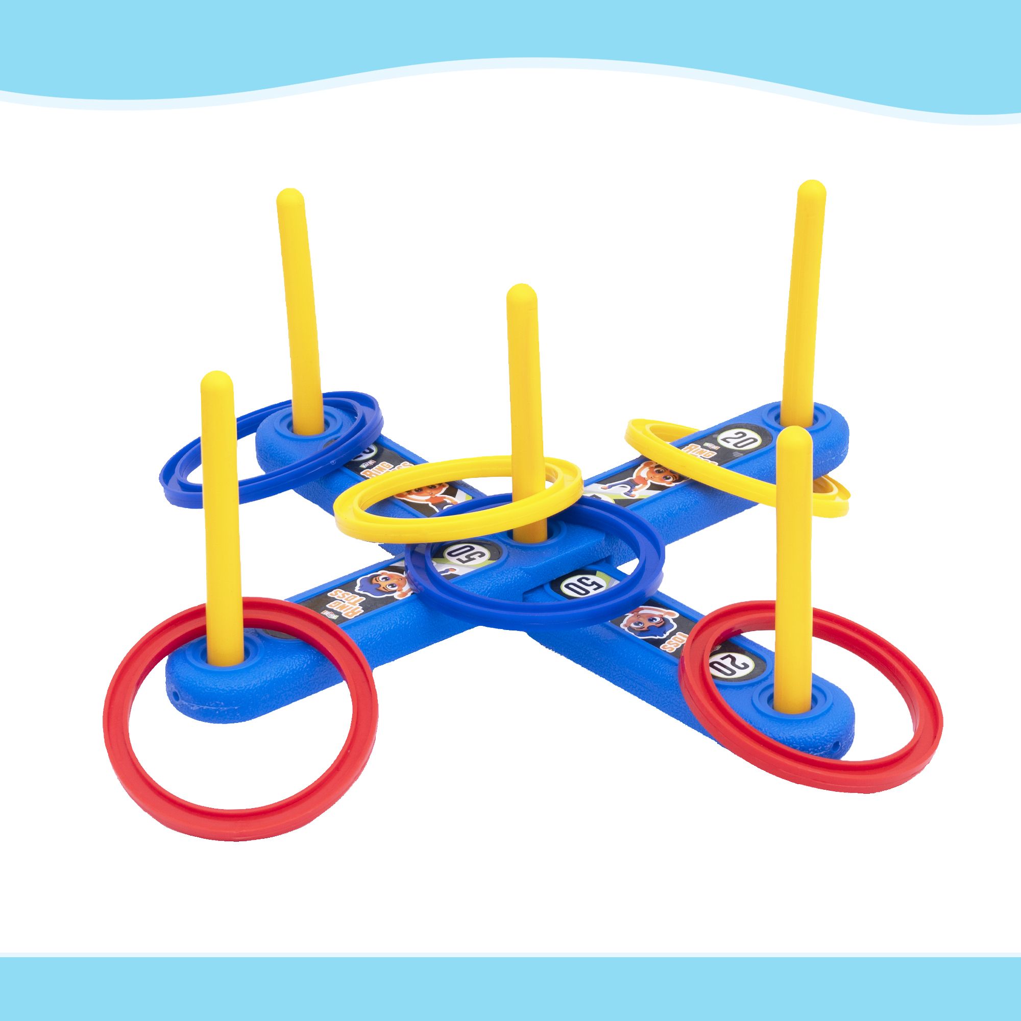 Ring Toss Quoits Hoopla Throw Game Hula Hoop for Toddlers
