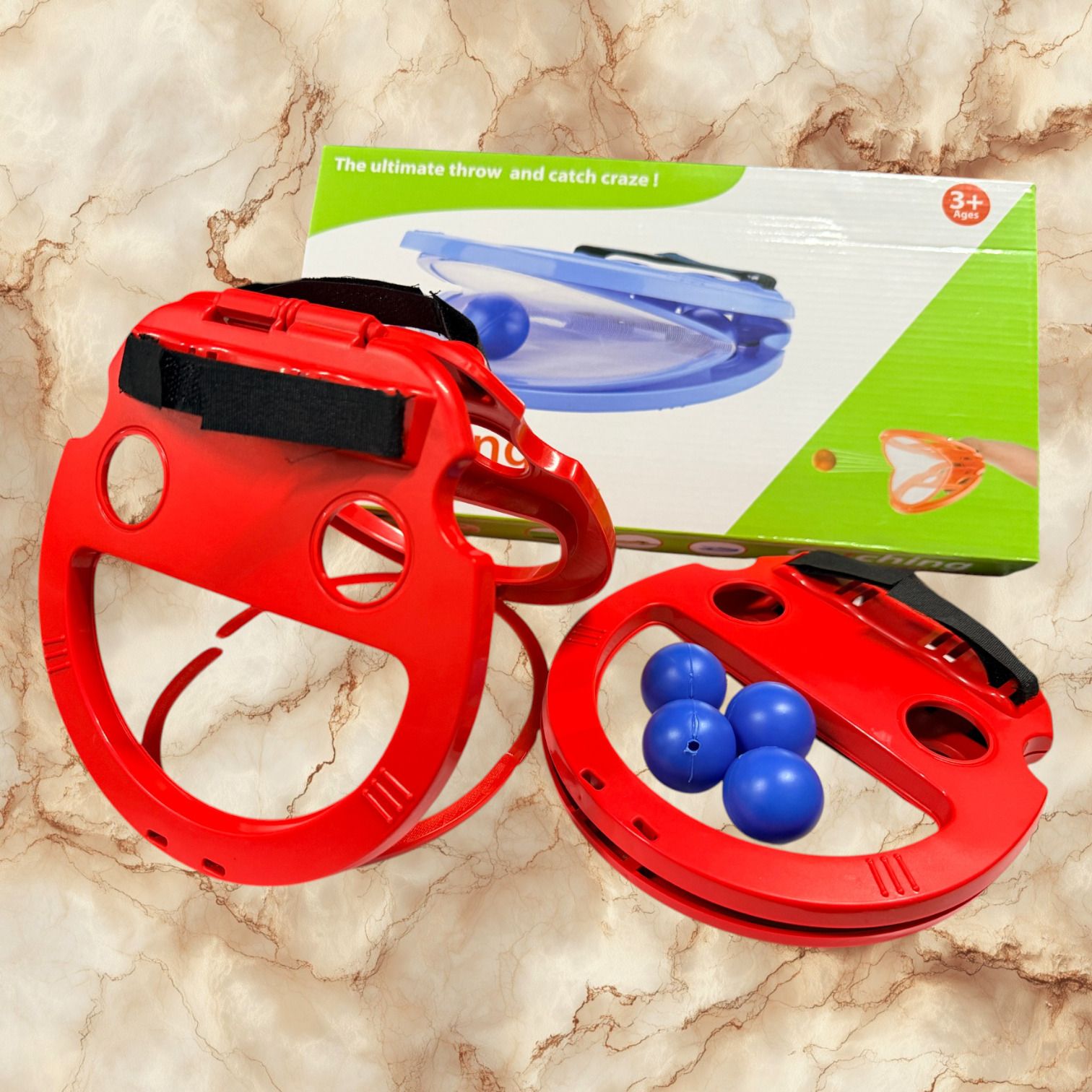 dorytoys Portable Catch Ball Paddle Set for Travel and Picnic Games-picture-31