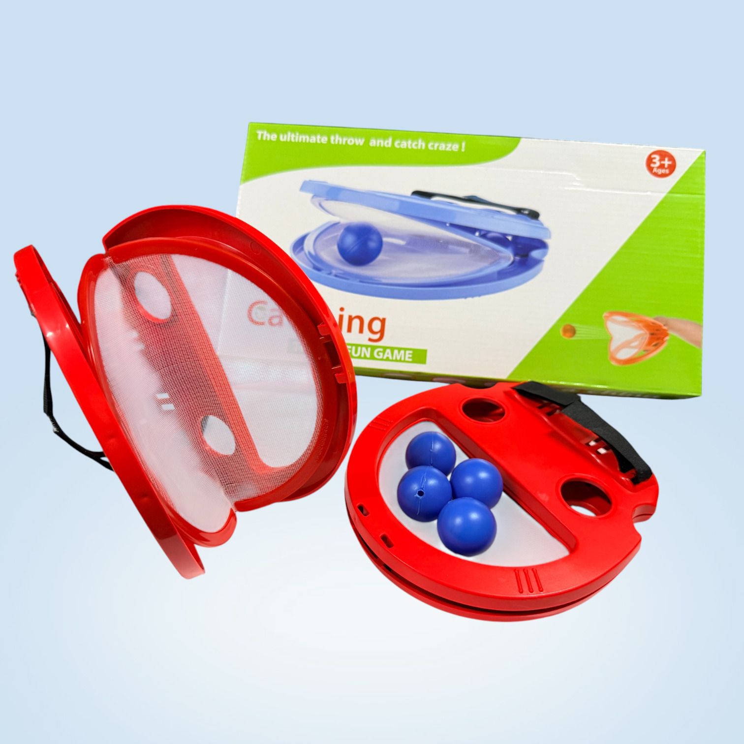 bhvmey Family Recreation Ball Catch Paddle Activity Set-picture-48