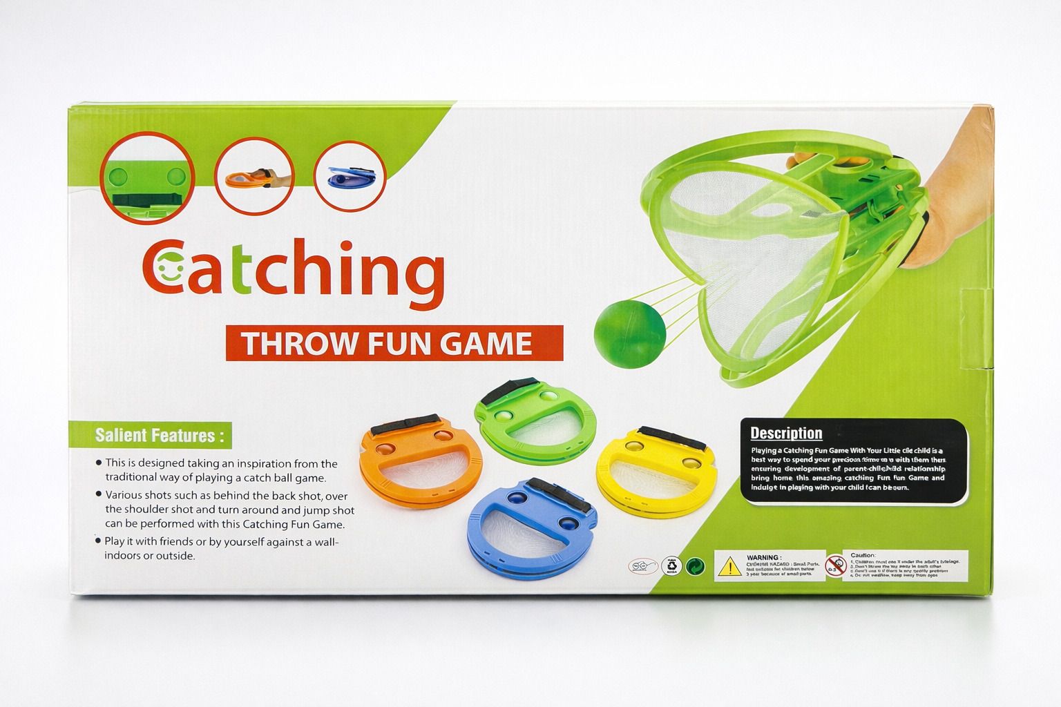ruffo Catch Ball Paddle Toy for Interactive Family Entertainment-picture-11