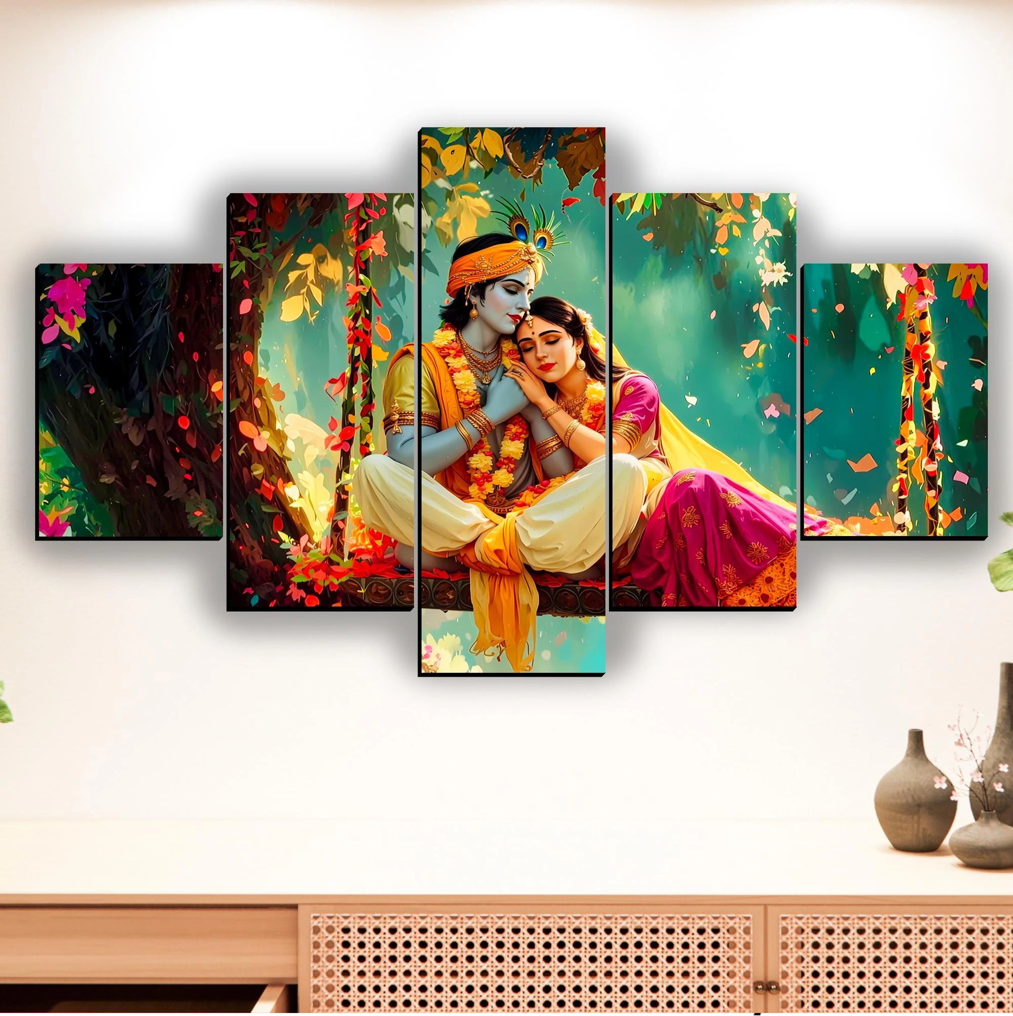 Radha Krishna Wall Decor Gift Items For Living Room-image-48