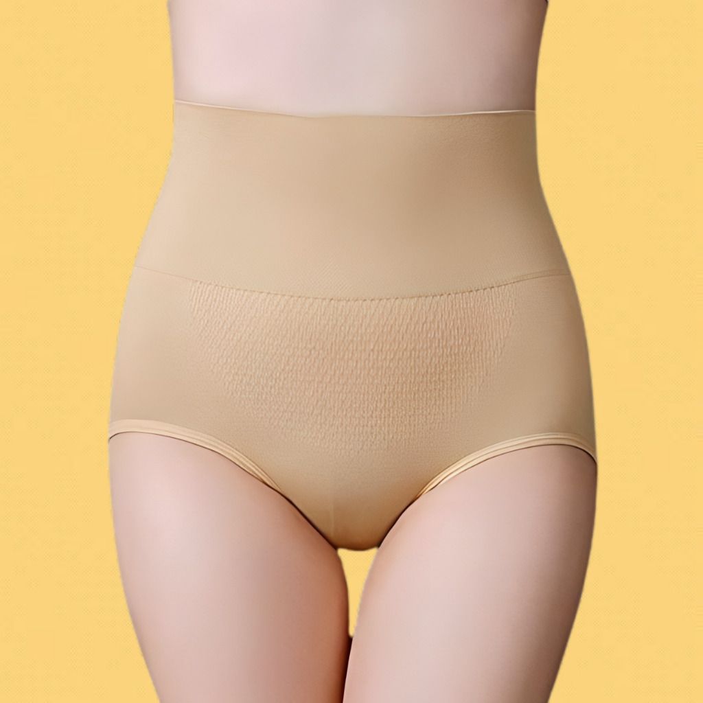 Women Hipster Beige Panty-image-3