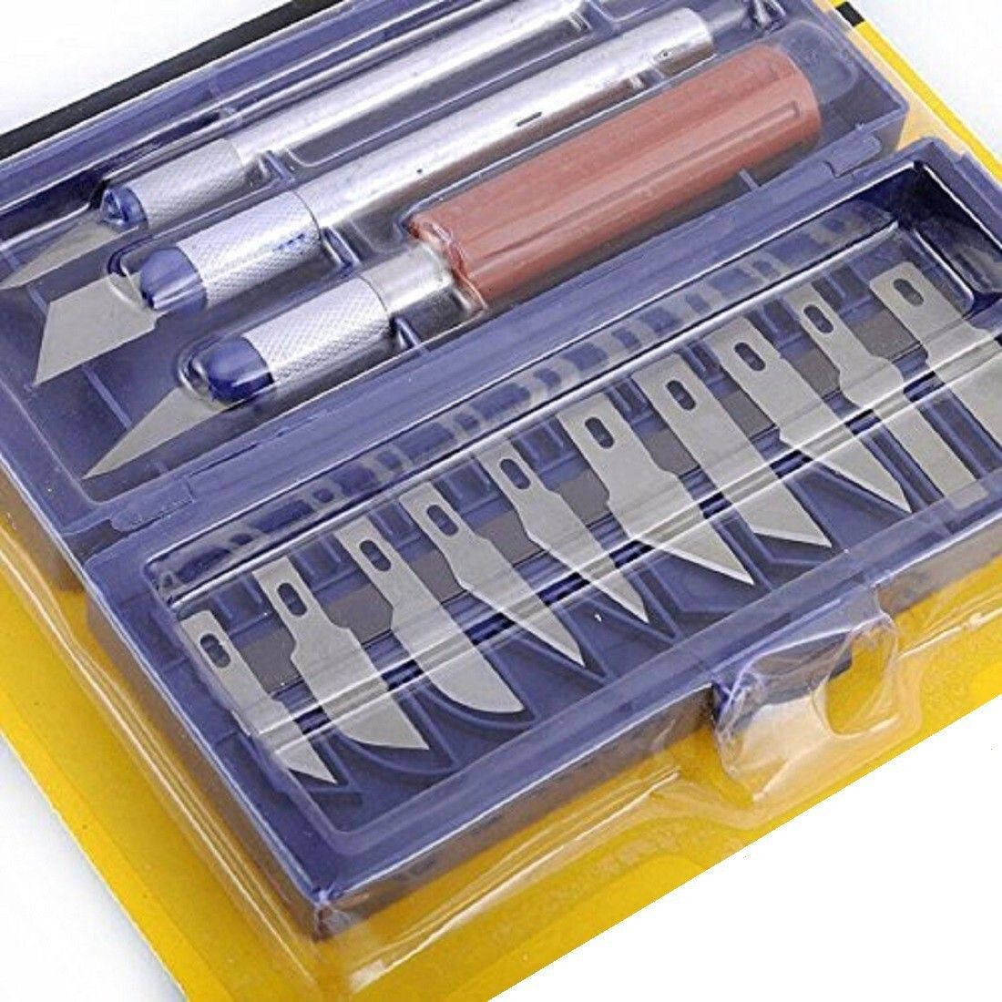 Precision Carving Razor, Pen Knife, Chisel, Engraving, Carving Tool Set Metal Grip Hand-held Paper Cutter-image-27