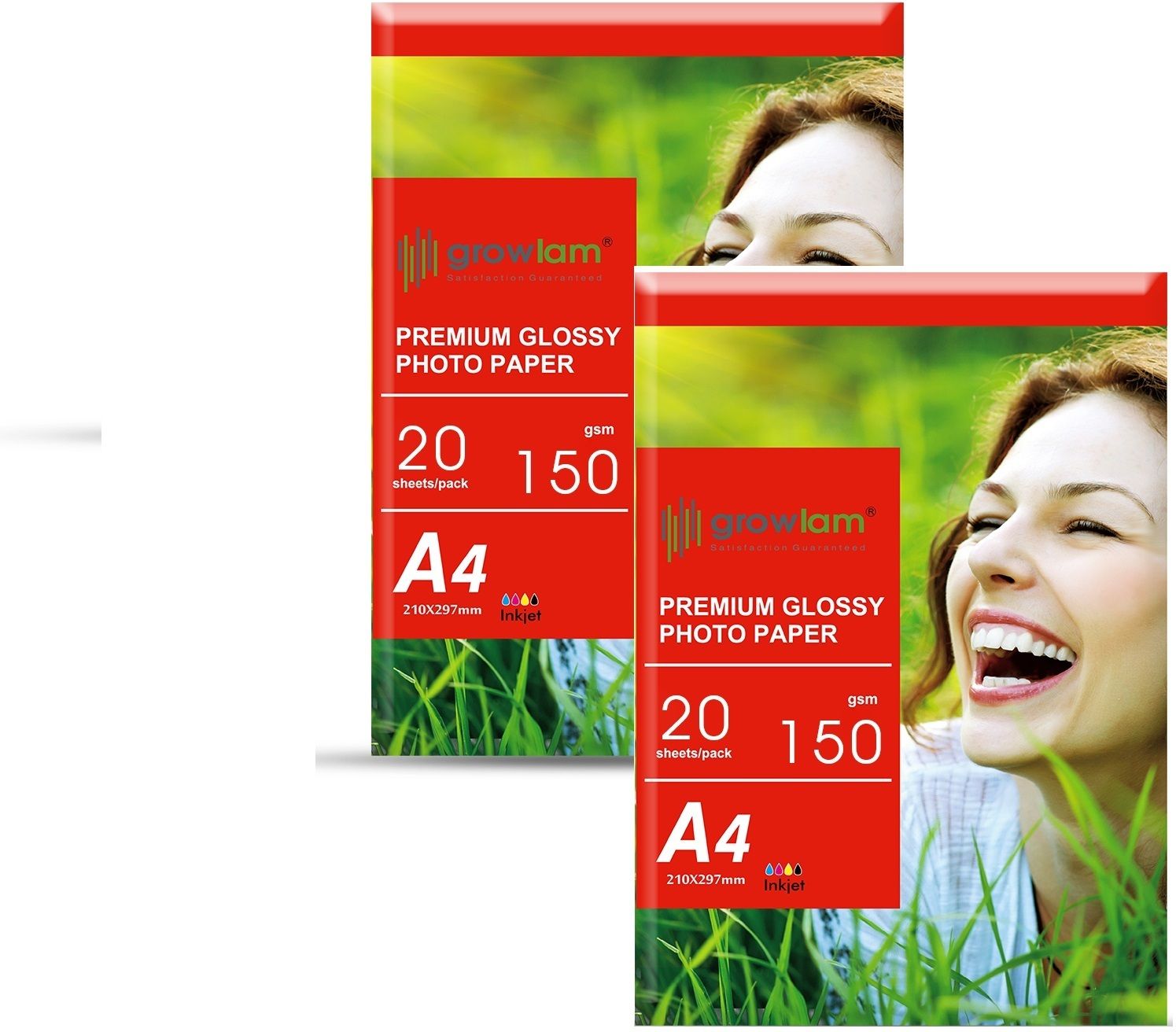 Premium Glossy 20 Sheets A4 Size Photo Paper – Water Proof, Instant Drying 150 gsm Photo Paper