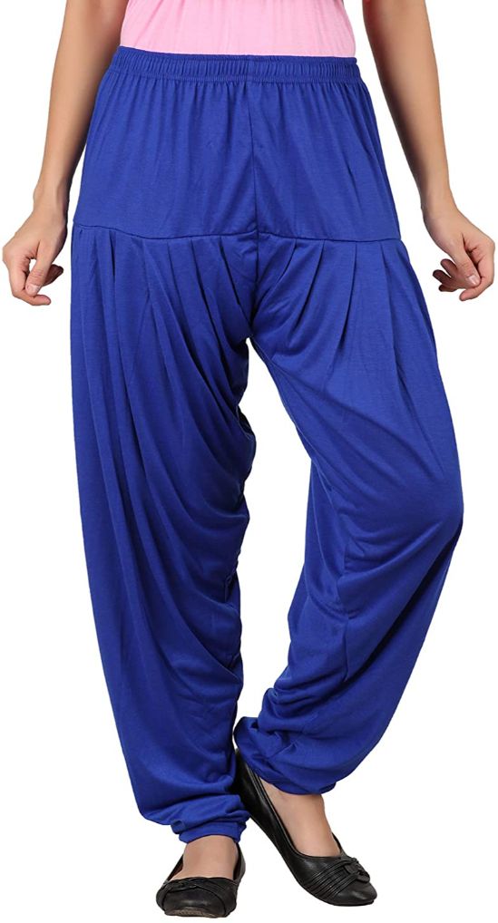 Solid Viscose Women Harem Pants