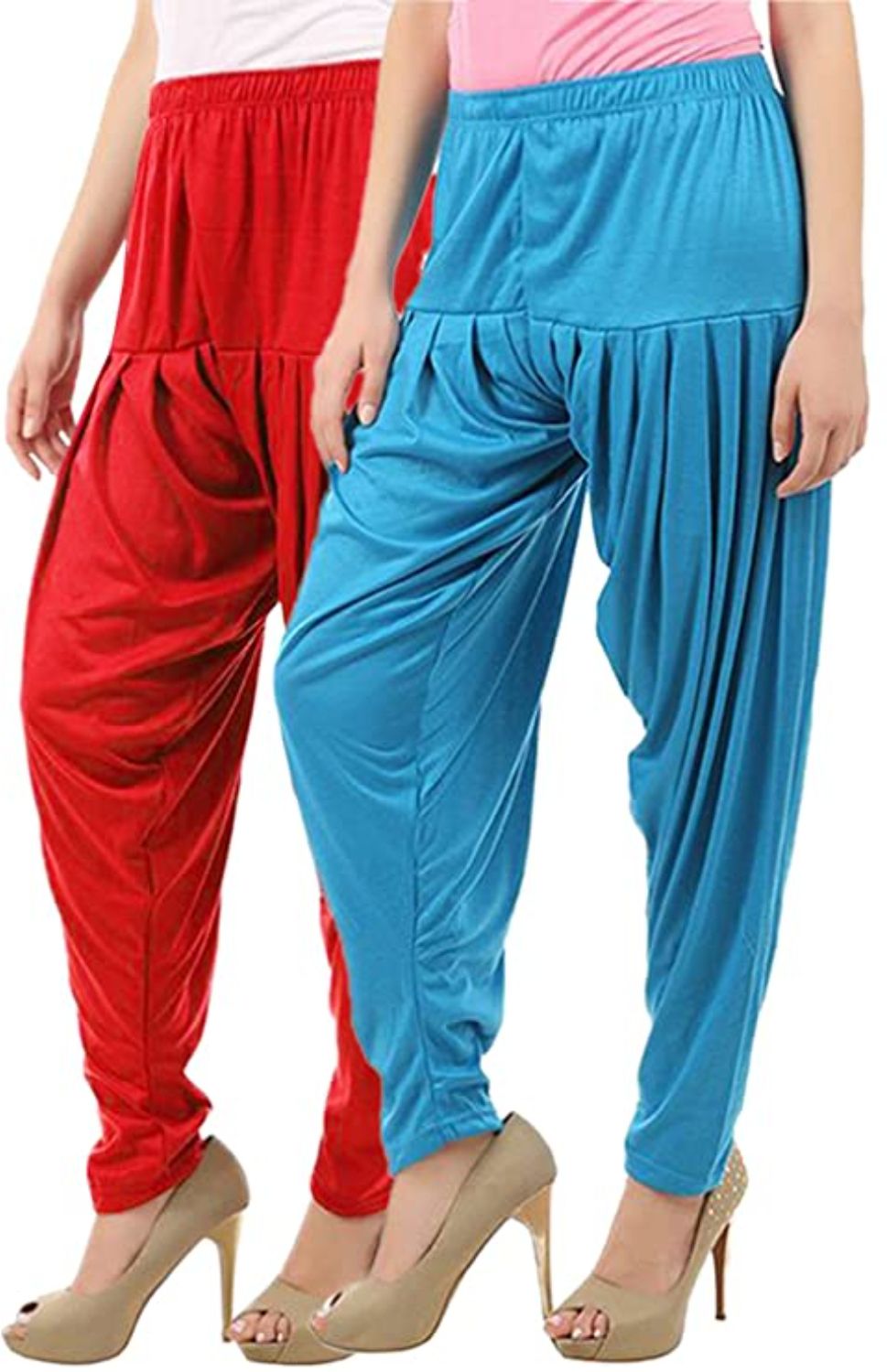 k m r Viscose Rayon Solid Patiala-picture-29