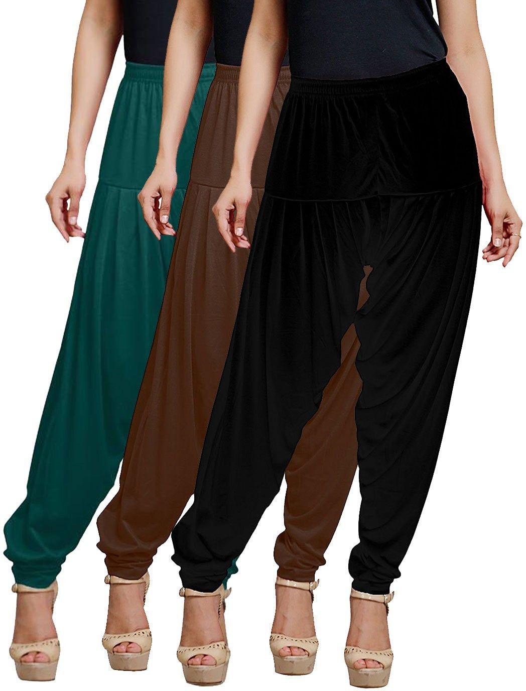 afra Cotton Blend Solid Patiala-picture-23