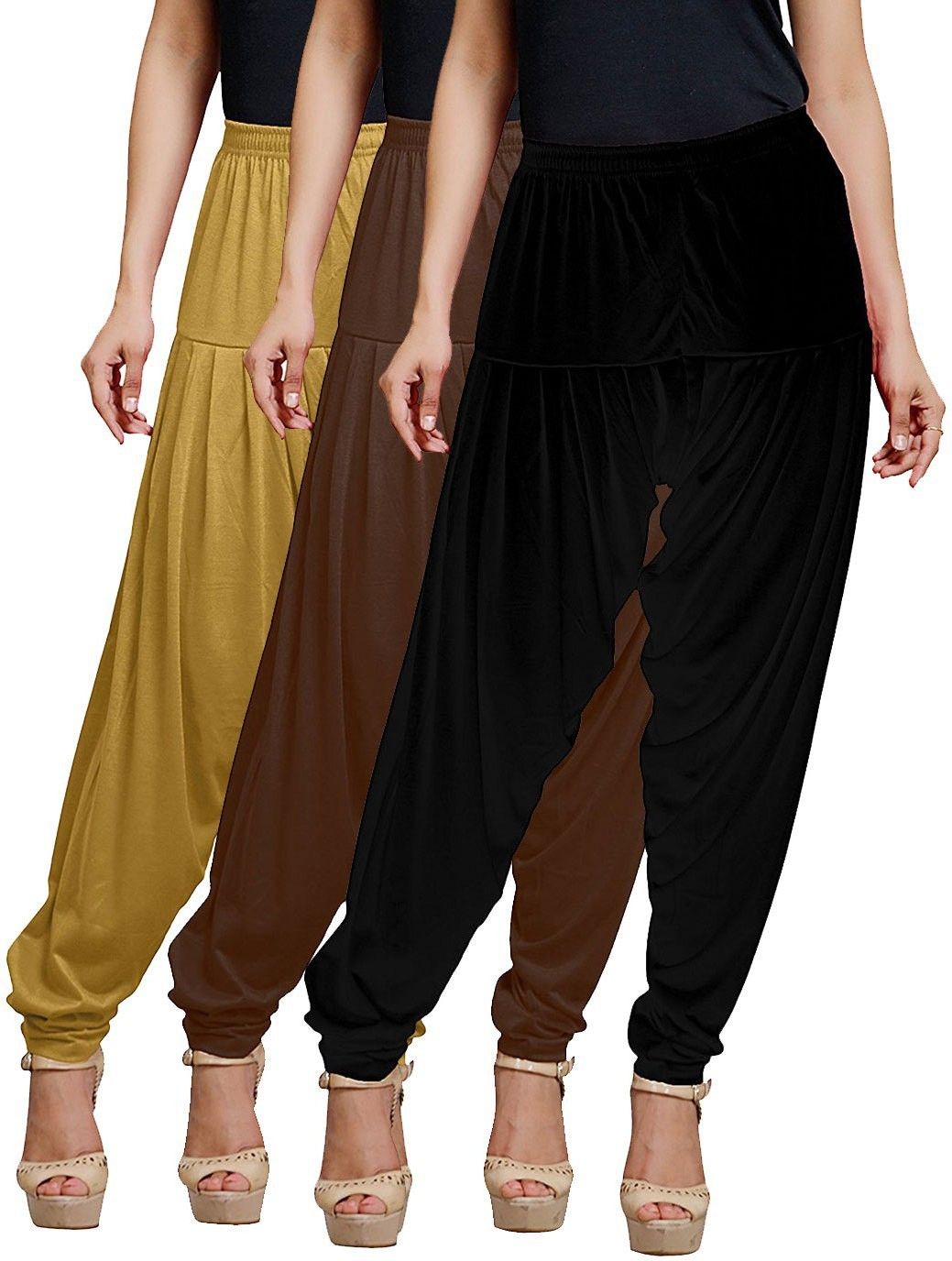 afra Cotton Blend Solid Patiala-picture-16