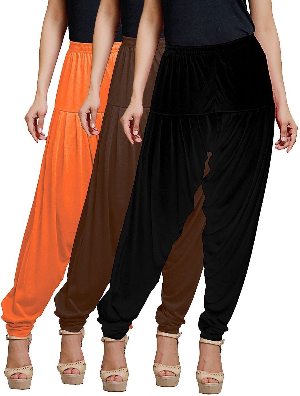 afra Cotton Blend Solid Patiala-picture-18