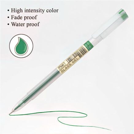 flair GLASS GEL GREEN PEN Gel Pen-picture-15