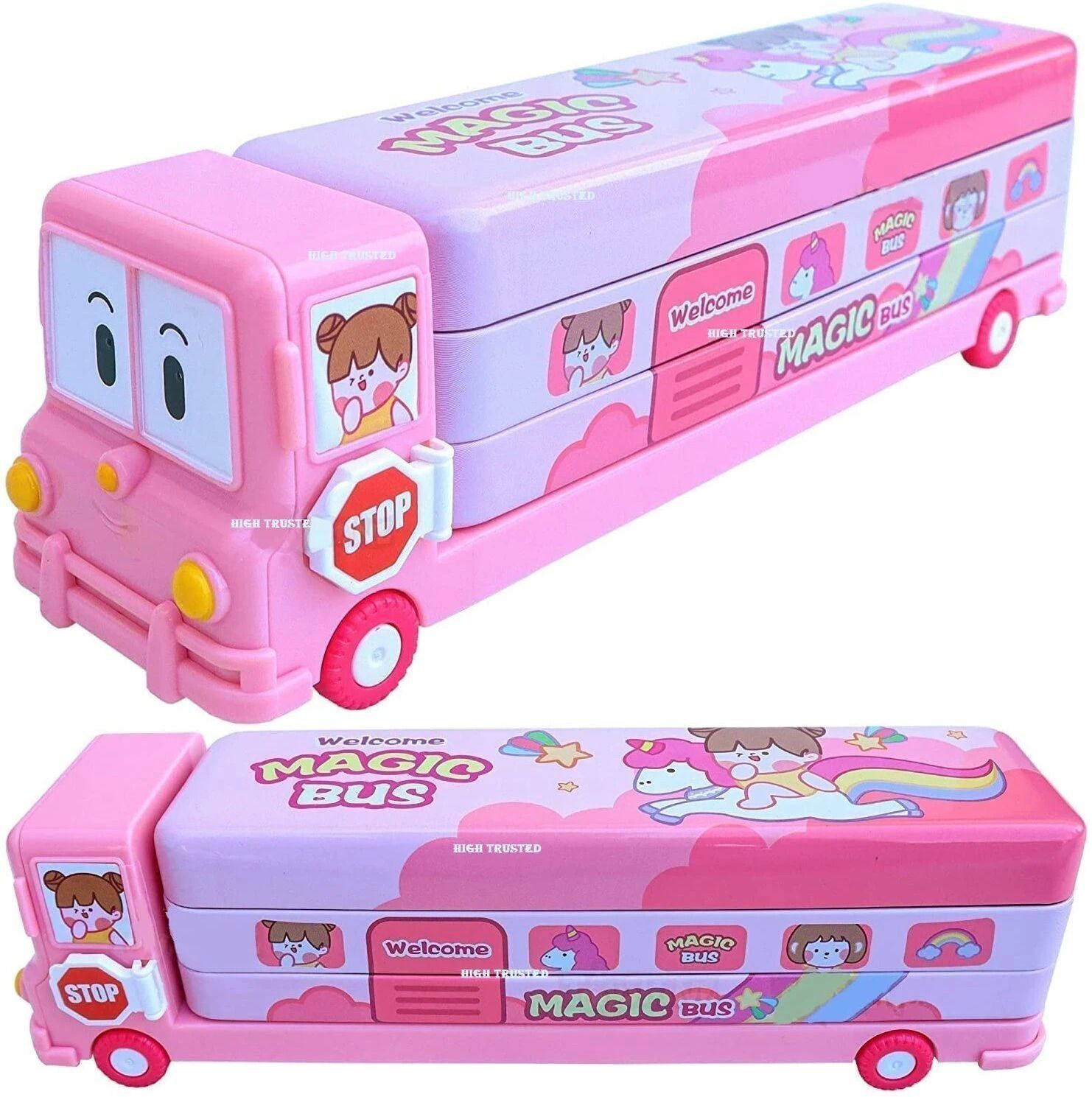 champa Champa-New-Pencil-1164 Cartoon Printed Art Metal Pencil Box-picture-13