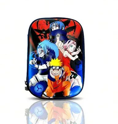Anime Hero Naruto EVA Pencil Pouch for school Girls and Boys Anime Super Hero Art EVA Pencil Box-image-6