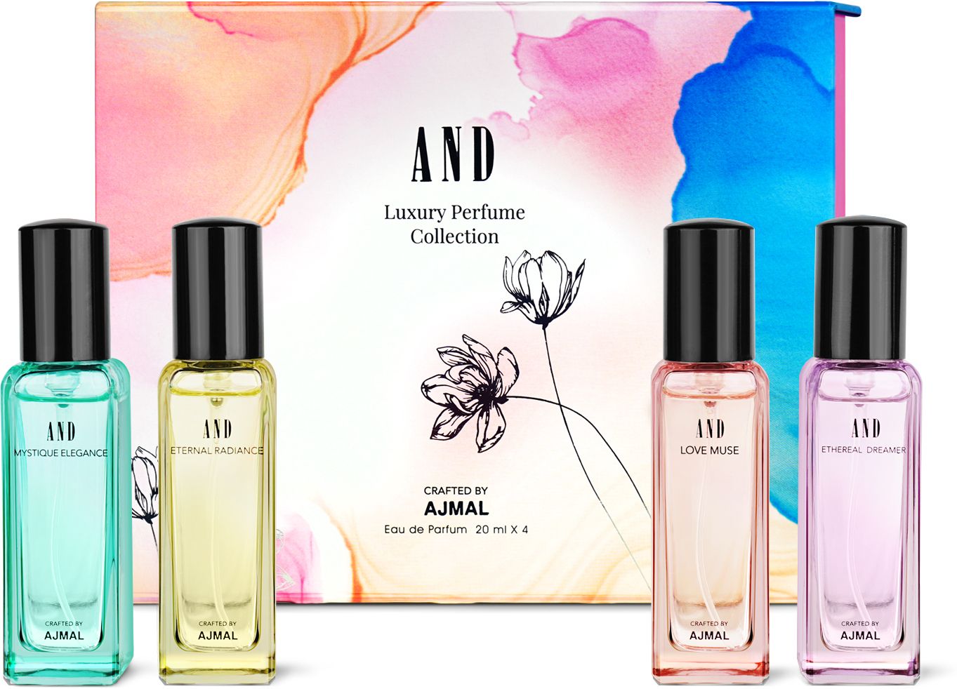 EDP Gift Set | Refreshing Fruity & Floral |Long Lasting Fragrance (Pack of 4) Eau de Parfum-80 ml-image-10