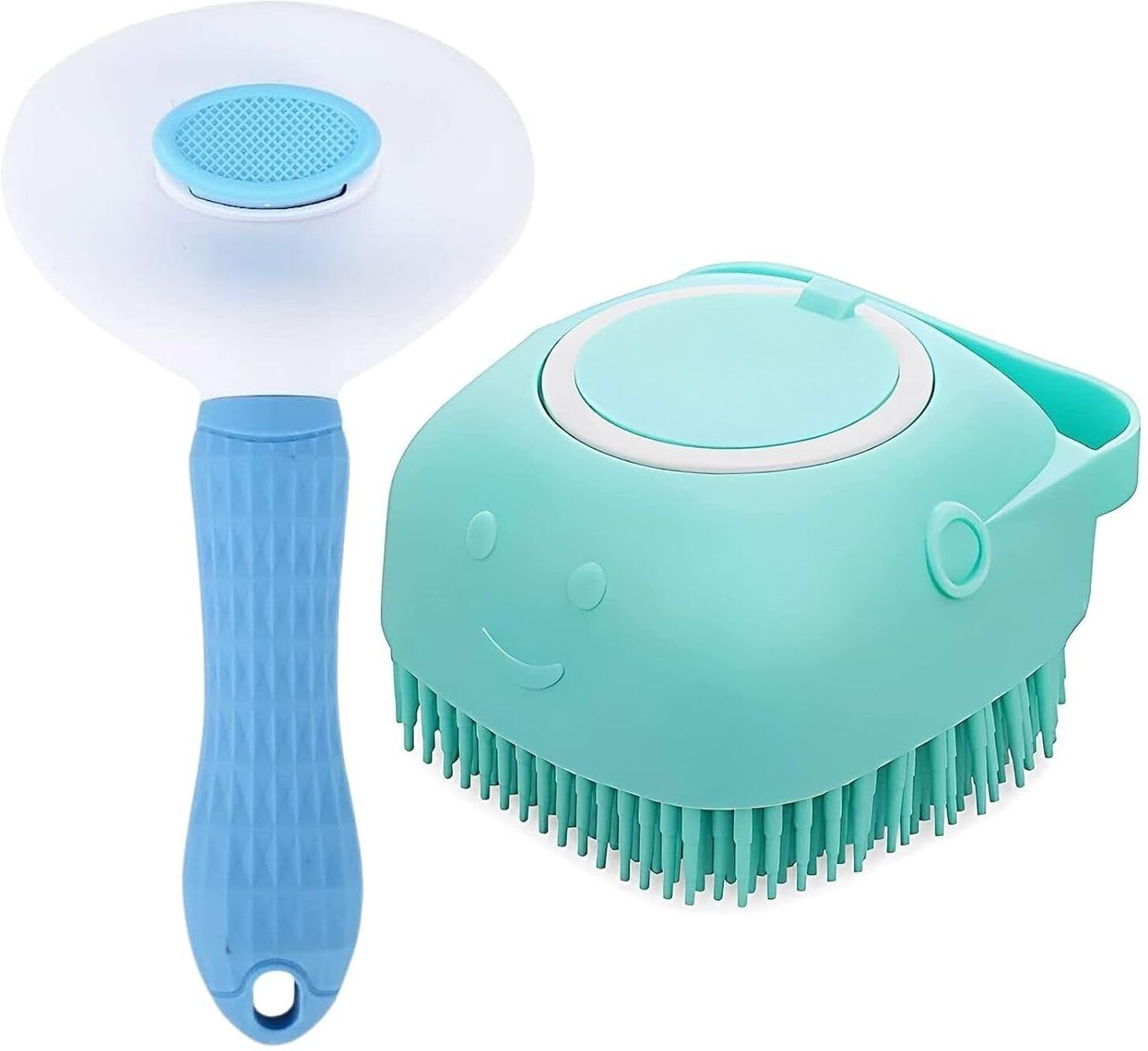 chullbull pet products Dog Hair Brush Combo - Pet Hair Brush Combo - Dog Bath Brush Combo Slicker Brushes for Dog & Cat-picture-17