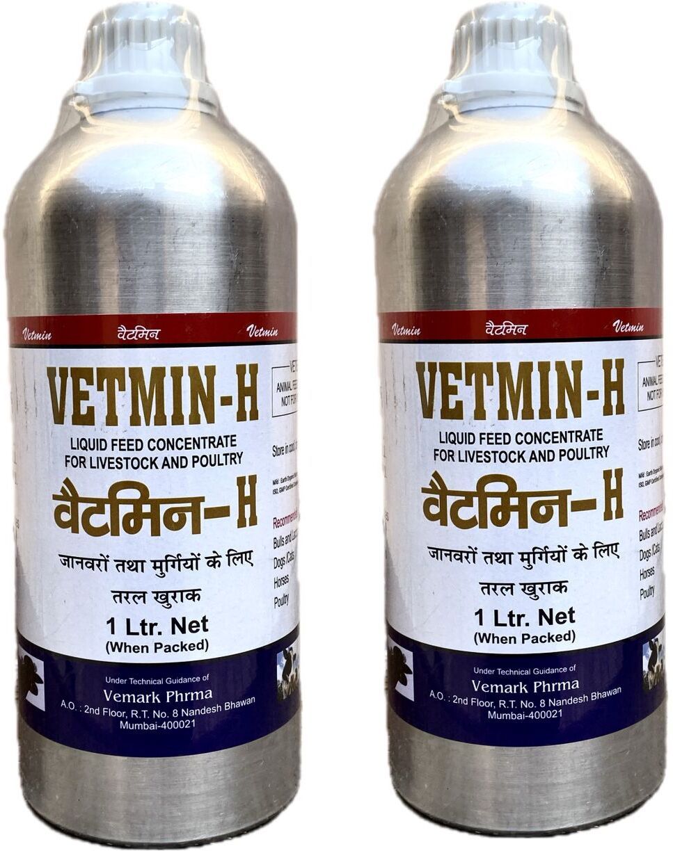 aura pet Vitamin-H 1L Combo Pack of 2 Pet Health Supplements-picture-32