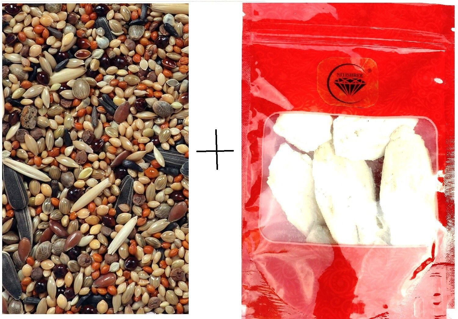 nitishree Super Quality Special 15-18 Mix seeds Nuts 1.1 kg (2x0.55 kg) Dry New Born, Adult, Young, Senior Bird Food-picture-20