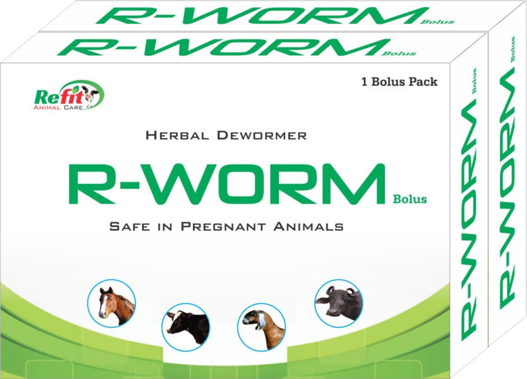 Cow Dewormer Bolus Set of 2 Bolus Pet Health Supplements