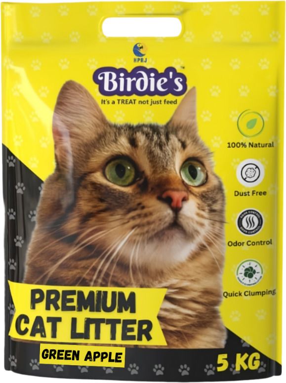 Birdie’s Green Apple Cat Litter | 5kg | Fresh & Dust-Free Pet Litter Tray Refill-image-42