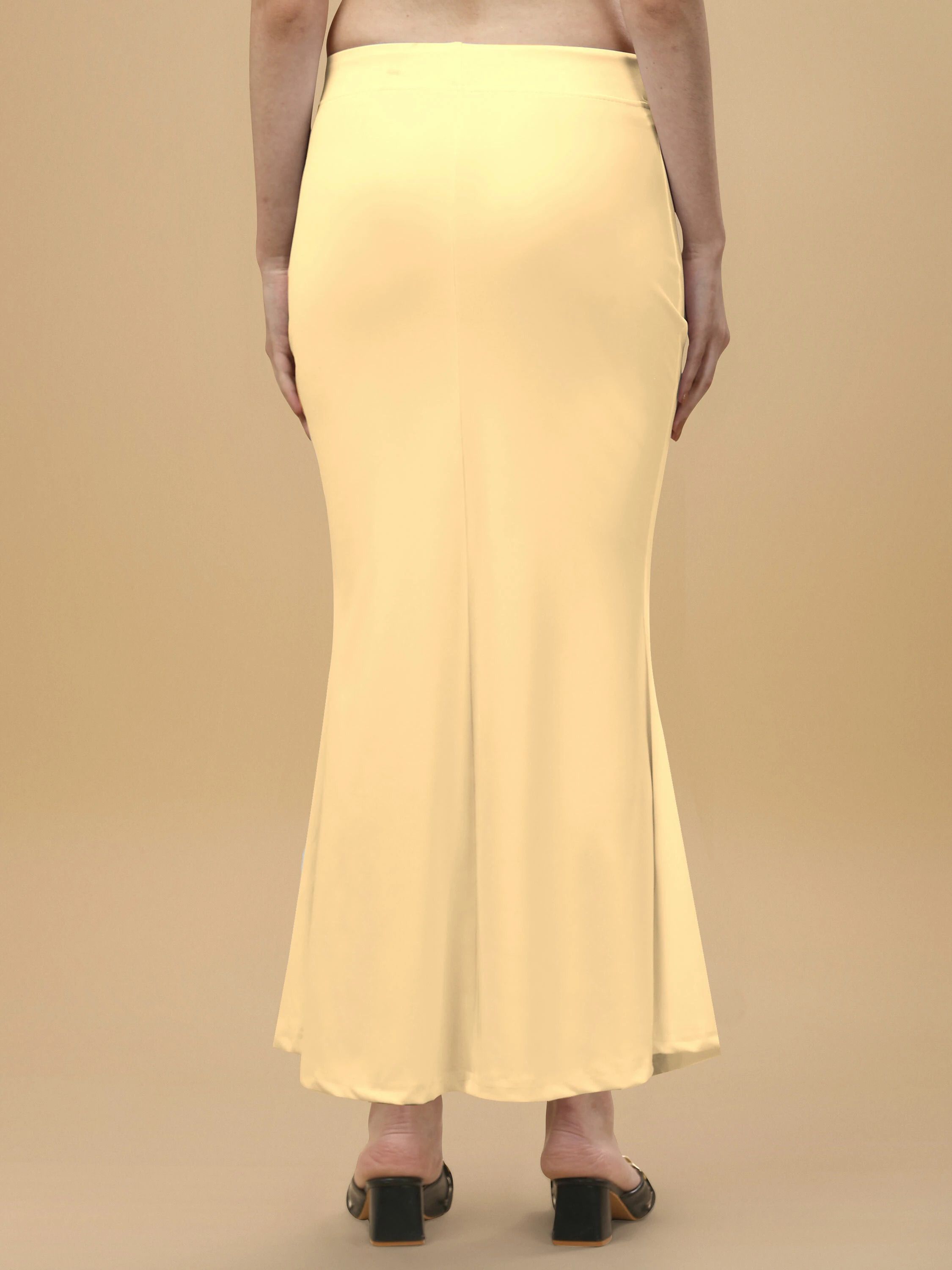 SHAYONAM FFishcut Saree Shapewear Biege Lycra Bland Petticoat (5XL) Lycra Blend Petticoat-picture-26