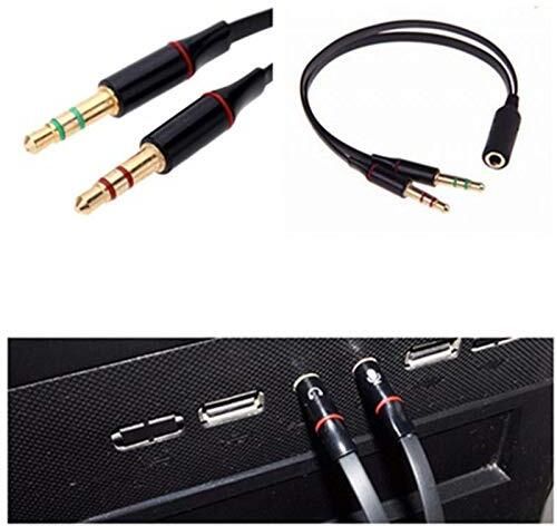 IMMUTABLE Multicolor Buy 1-Male to 2 Female 3.5mm Cable RGU21 Phone Converter-image-10