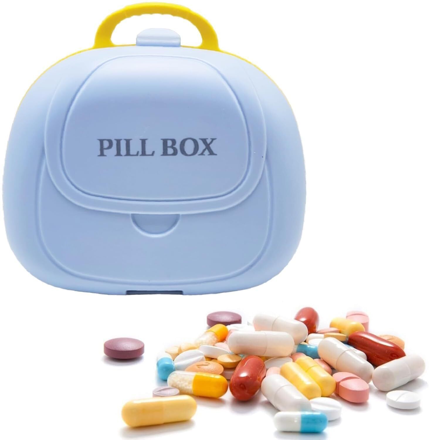 homfel 7 Days Pill Case, Travel Friendly Medicine Organizer, Moisture Resistant, Portable Pill Box-picture-18