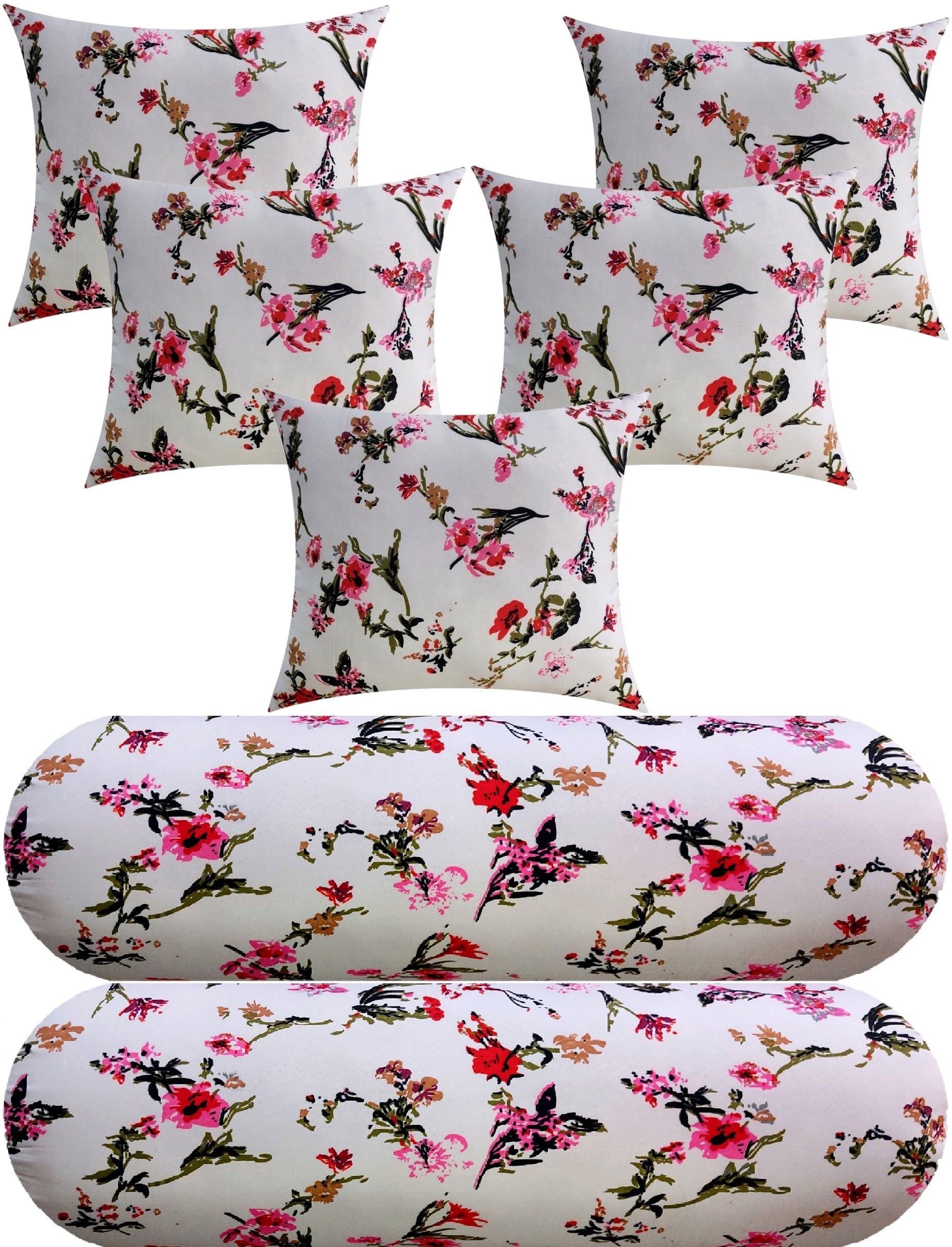changers Microfibre Bolster Pack of 7 Floral-picture-11
