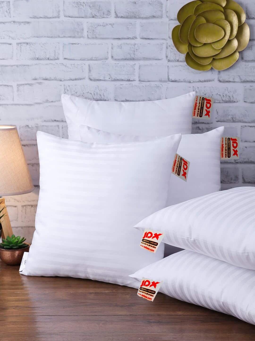 Striped Style Microfibre Stripes Cushion Pack of 5-image-40