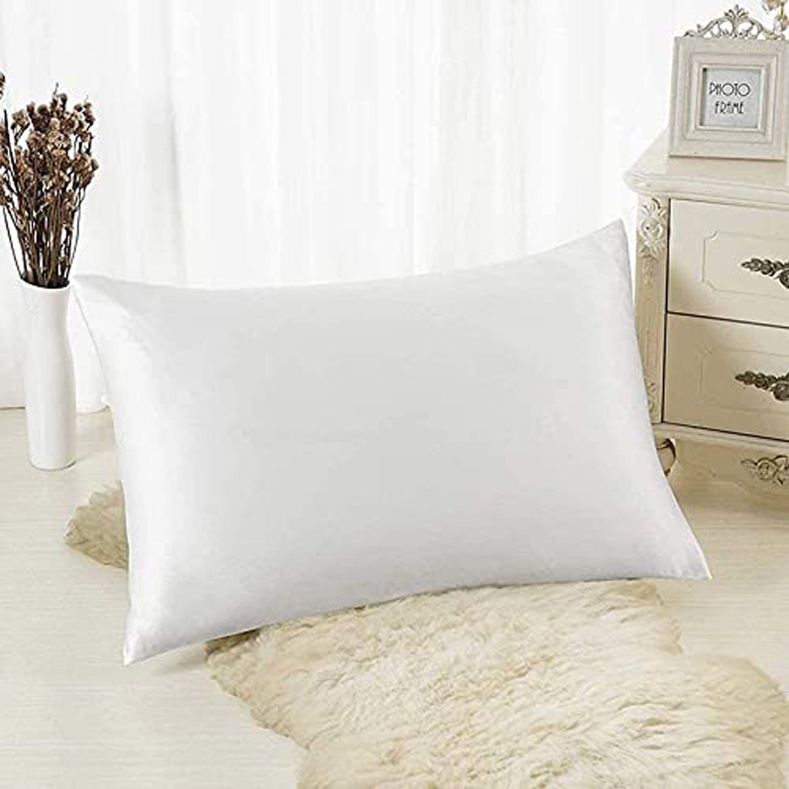 brightjex Microfibre Sleeping Pillow Pack of 1 Solid-picture-10