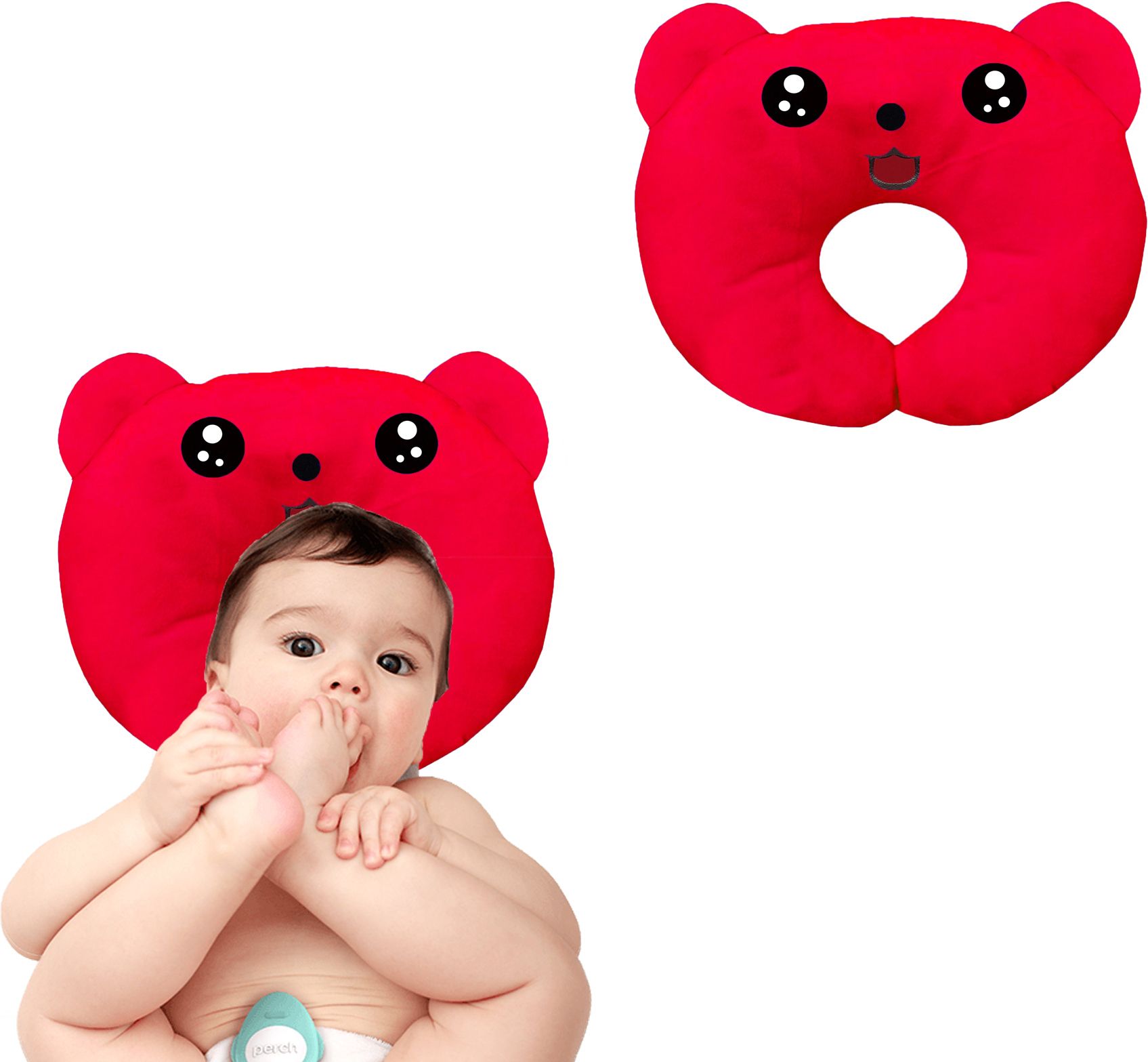 Baby Head Support Pillow Microfibre Toons & Characters Baby Pillow Pack of 1-image-49