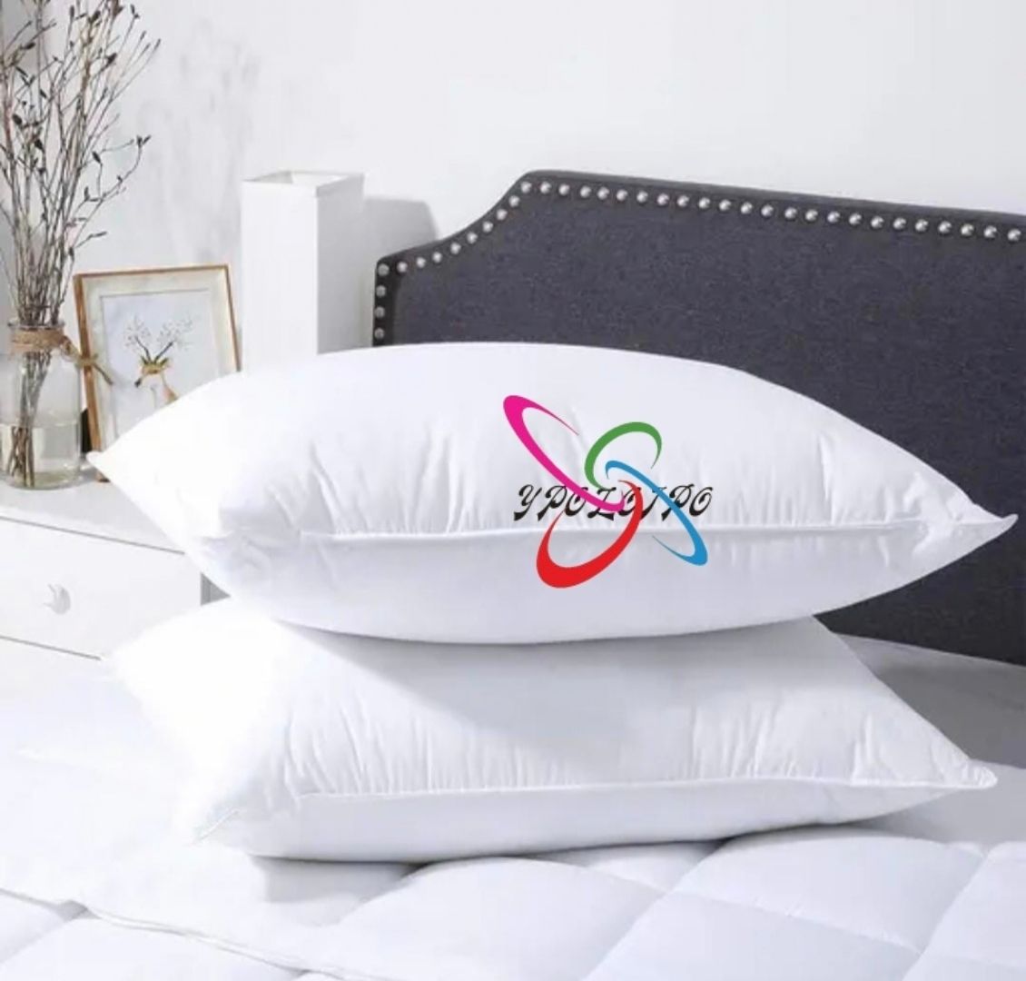 LUXURY Microfibre Solid Sleeping Pillow Pack of 2-image-2