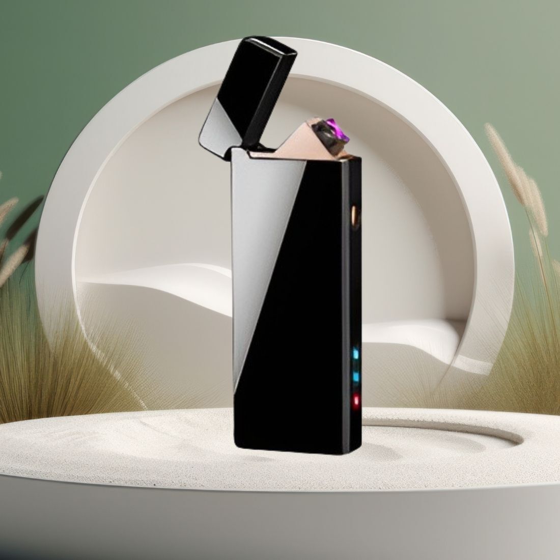 frony Cigarette lighter Usb Rechargeable Lighter Arc Lighter ANDLed Power DisplayB120 Pocket Lighter-picture-32