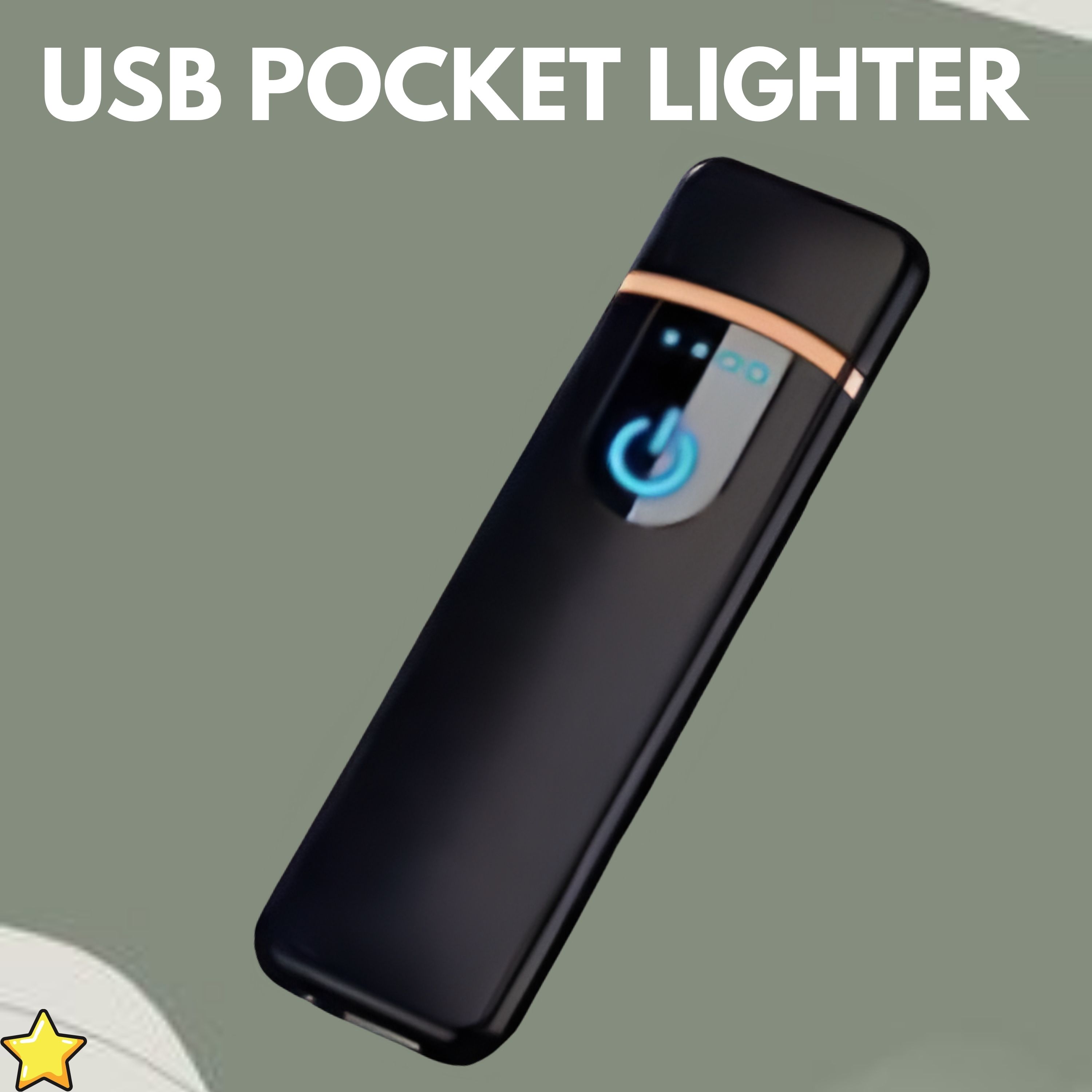 USB Rechargeable Electric Cigarette Lighter With Smart Fingerprint SensorGE14 USB Rechargeable Electric Cigarette Lighter With Smart Fingerprint SensorGH14 Pocket Lighter-image-41
