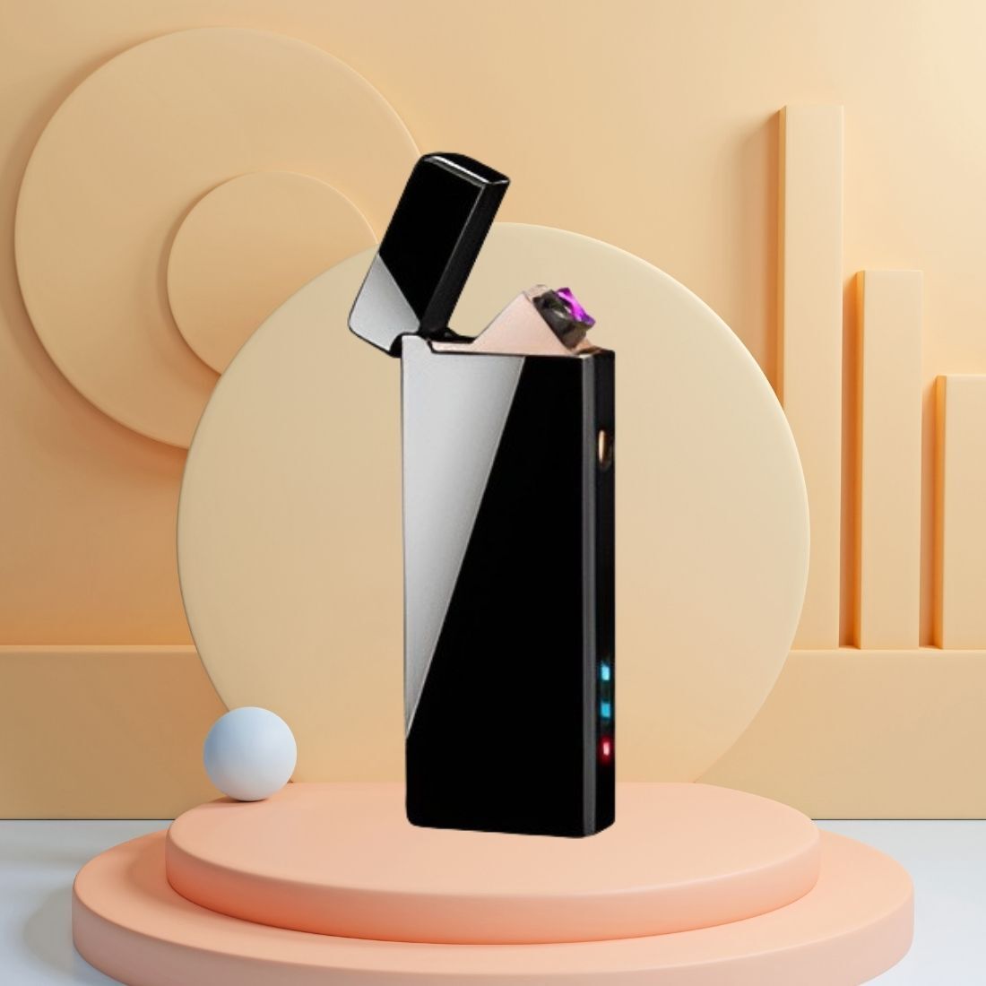 Cigarette lighter Usb Rechargeable Lighter Arc Lighter ANDLed Power DisplayB128 Pocket Lighter-image-42