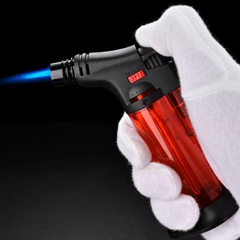 jrs traders Blow Torch Fire Gun Jet Flame Refillable Butane Gas Lighter - Jet Flame Blow Portable Butane Gas Blow Torch Lighter with Safety Lock – Adjustable Flame Pocket Lighter-picture-27